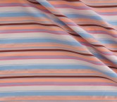 Orange pink mikado stripes